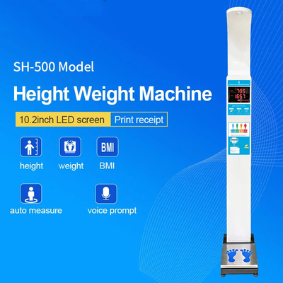 Physician Ultrasonic BMI Height Weight Measuring Scale Instruments