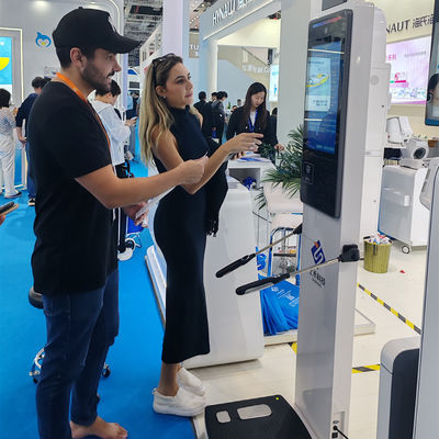 New Body Composition Analyzer 8 Electrode Bioelectrical Impedance Analysis Full Body Fat Analyzer Machine