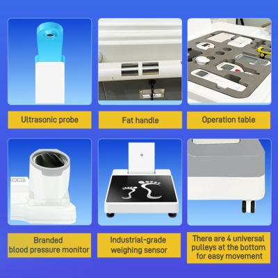 Interactive Health Kiosk with Weighing Scales Providing Customizable Health Assessments Machine
