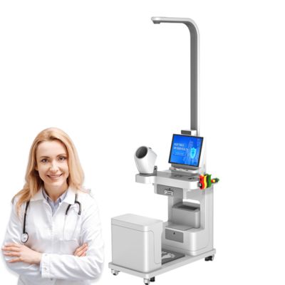 SH-T15 All-in-One Self-service Health Checkup Machine OEM Medical Interactive Health Kiosk