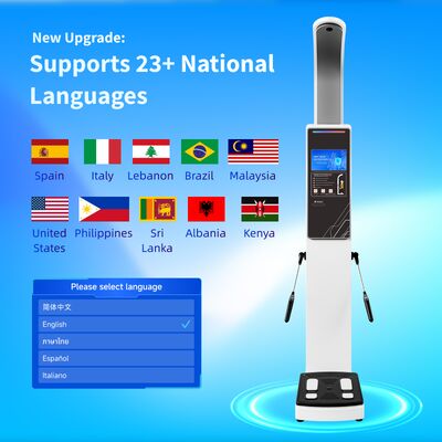 Body Comosition Machine Bioimpedance Weighing Scale BMI Body Fat Measuring Instruments With Tablet Big Screen
