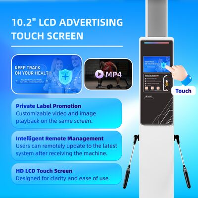 8 Electrodes Biopedancia Scale Dual Frequency Body Composition Weight Body Scan Analysis