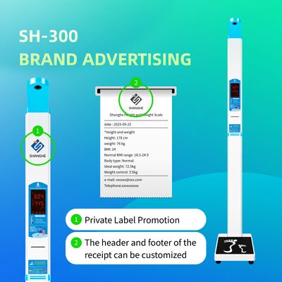 Electronic Height and Weight Measuring Scales Digital Height and Weighing Scale