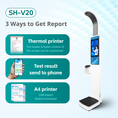 SH-V20 Automatic Blood Pressure Monitoring Machine Health Kiosk Machine